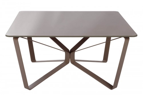 Стіл журнальний Nicolas LUTON S 89.5х89.5 скло мокко глянець